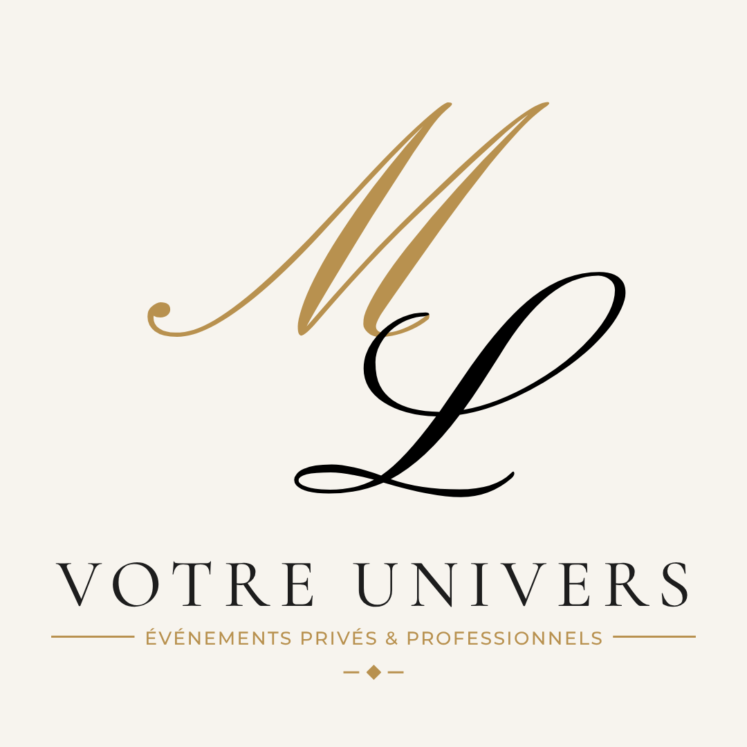 Logo Votre Univers : monogramme ML, événements privés et professionnels